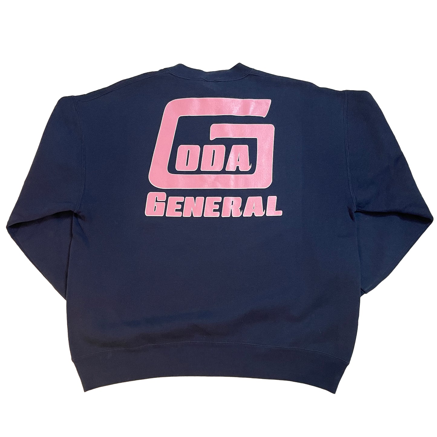 Vintage 90s Navy Russell Surf Logo Crewneck sz XL