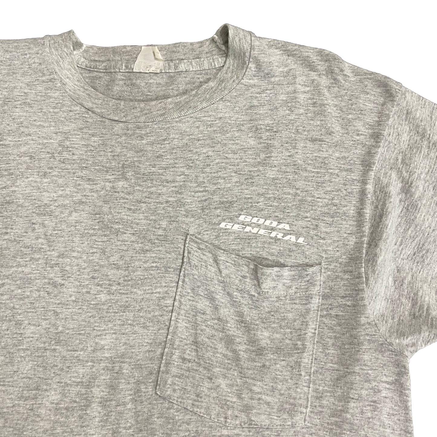 Vintage Heather Grey Surf Logo Pocket T-Shirt sz XS/S