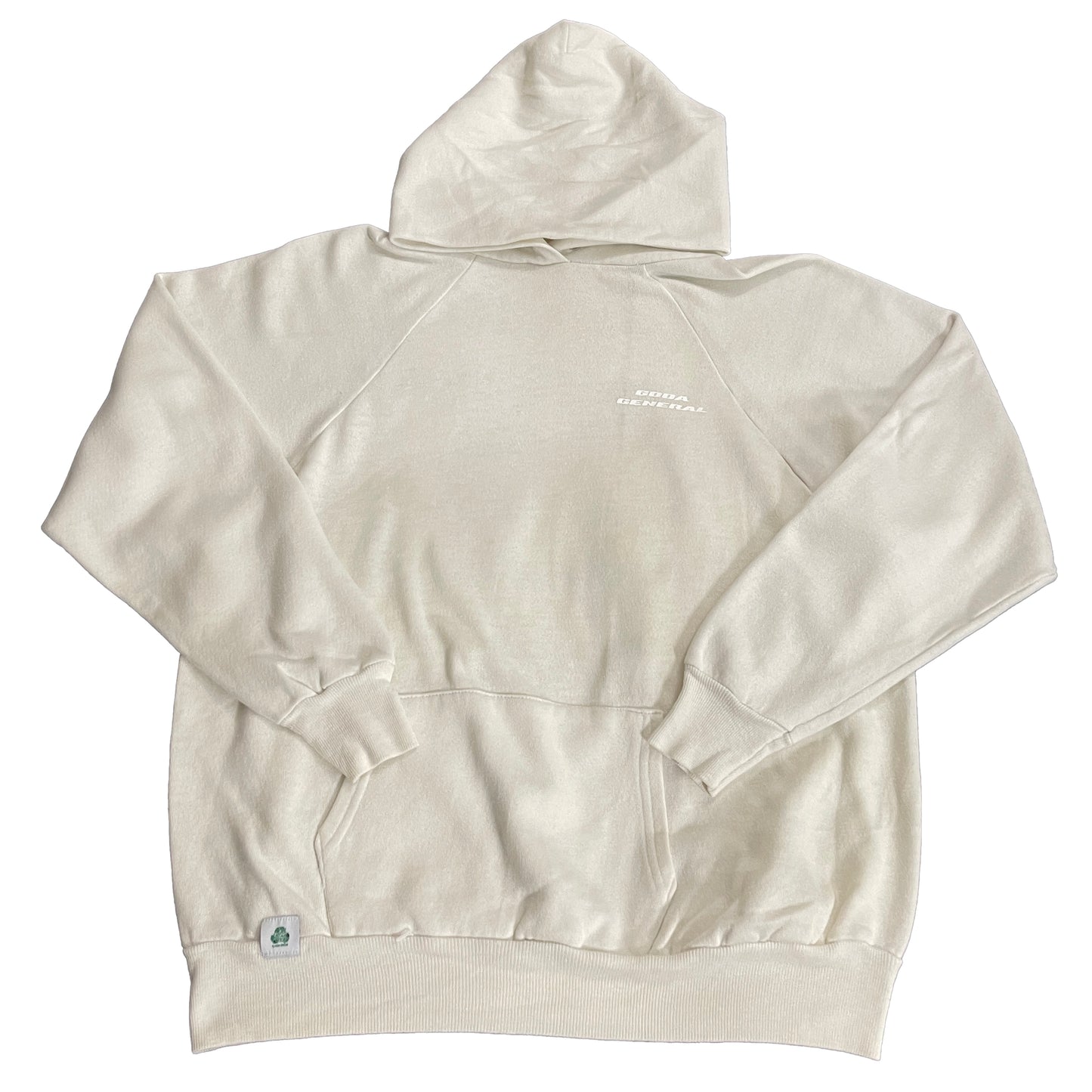 Vintage 90s White Surf Logo Pullover Hoodie sz M/L